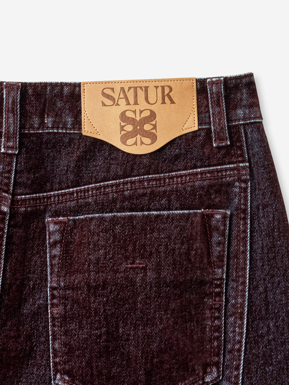 (W) Flocking Denim Skirt