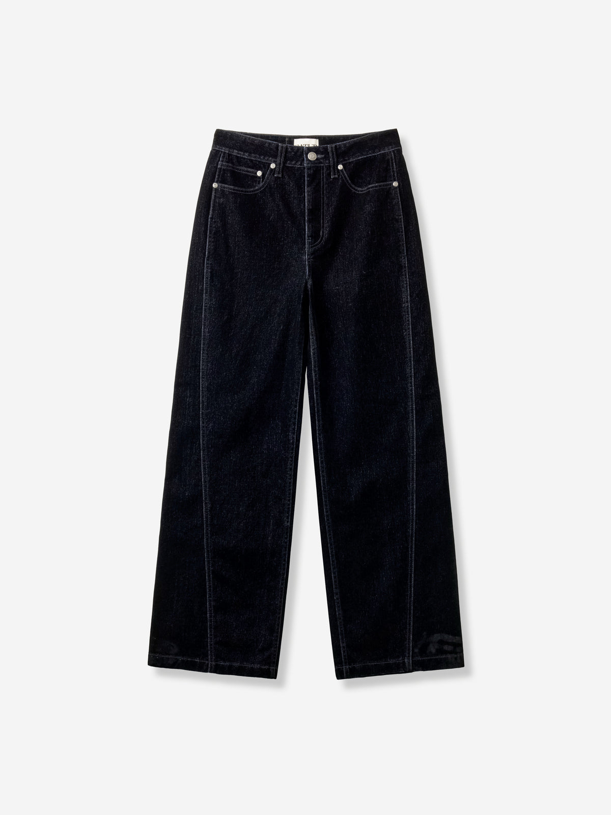 (W) Loose Fit Flocking Denim Pants