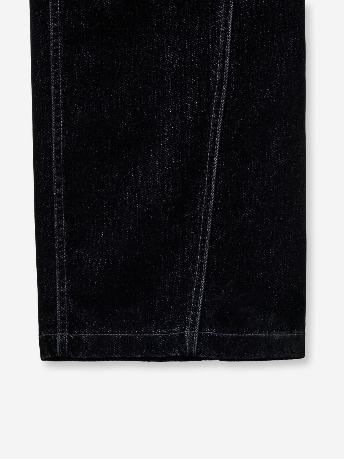 (W) Loose Fit Flocking Denim Pants