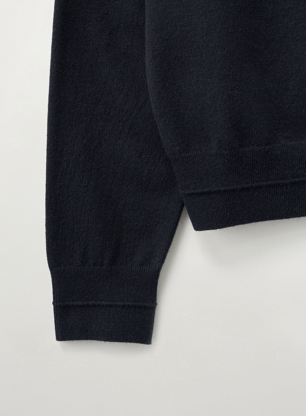 (W) Classic Knit Hood Zip-up