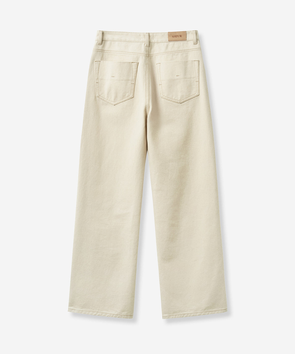(W) Straight Fit Denim Pants
