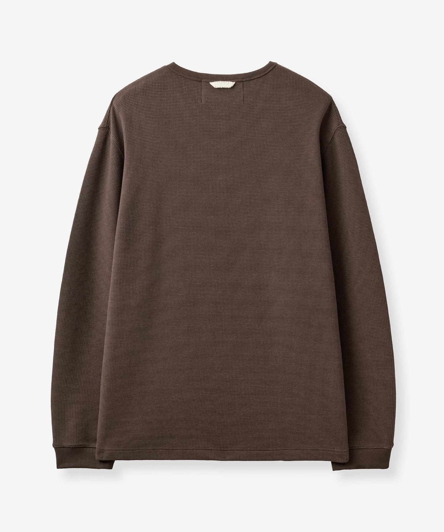 (U) Waffle Henley Neck Long Sleeve