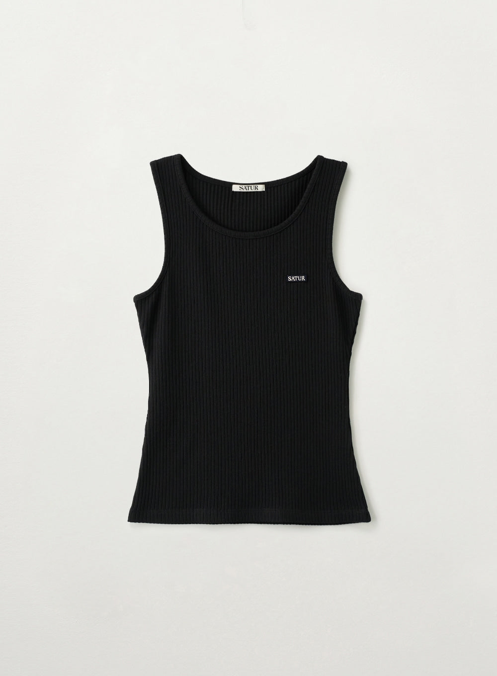 (W) Logo Ribbed Sleeveless