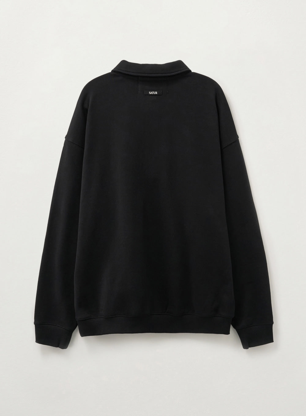 (U) Rope Logo Loose Fit Collar Sweatshirt