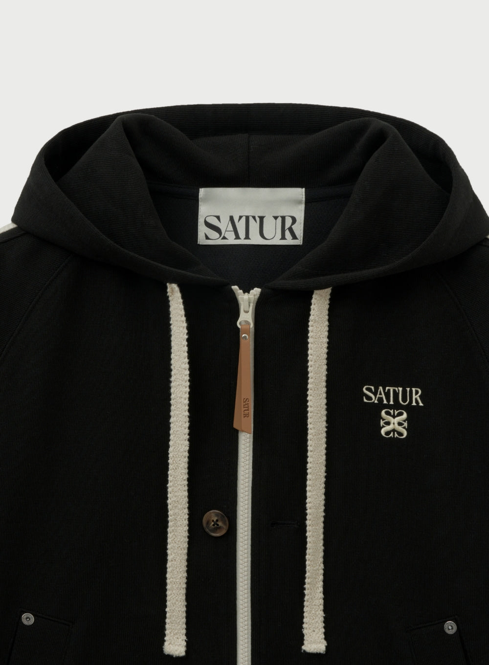 SATUR LAWTON HOOD ZIP-UP RIIZE セター satur U) Lawton Hood Zip-up