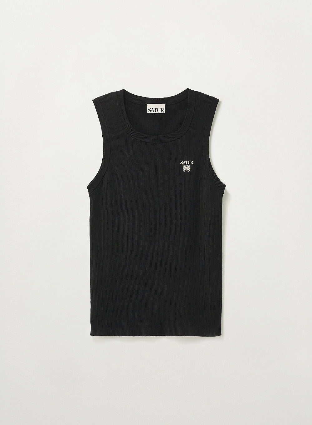 (M) Logo Ribbed Sleeveless