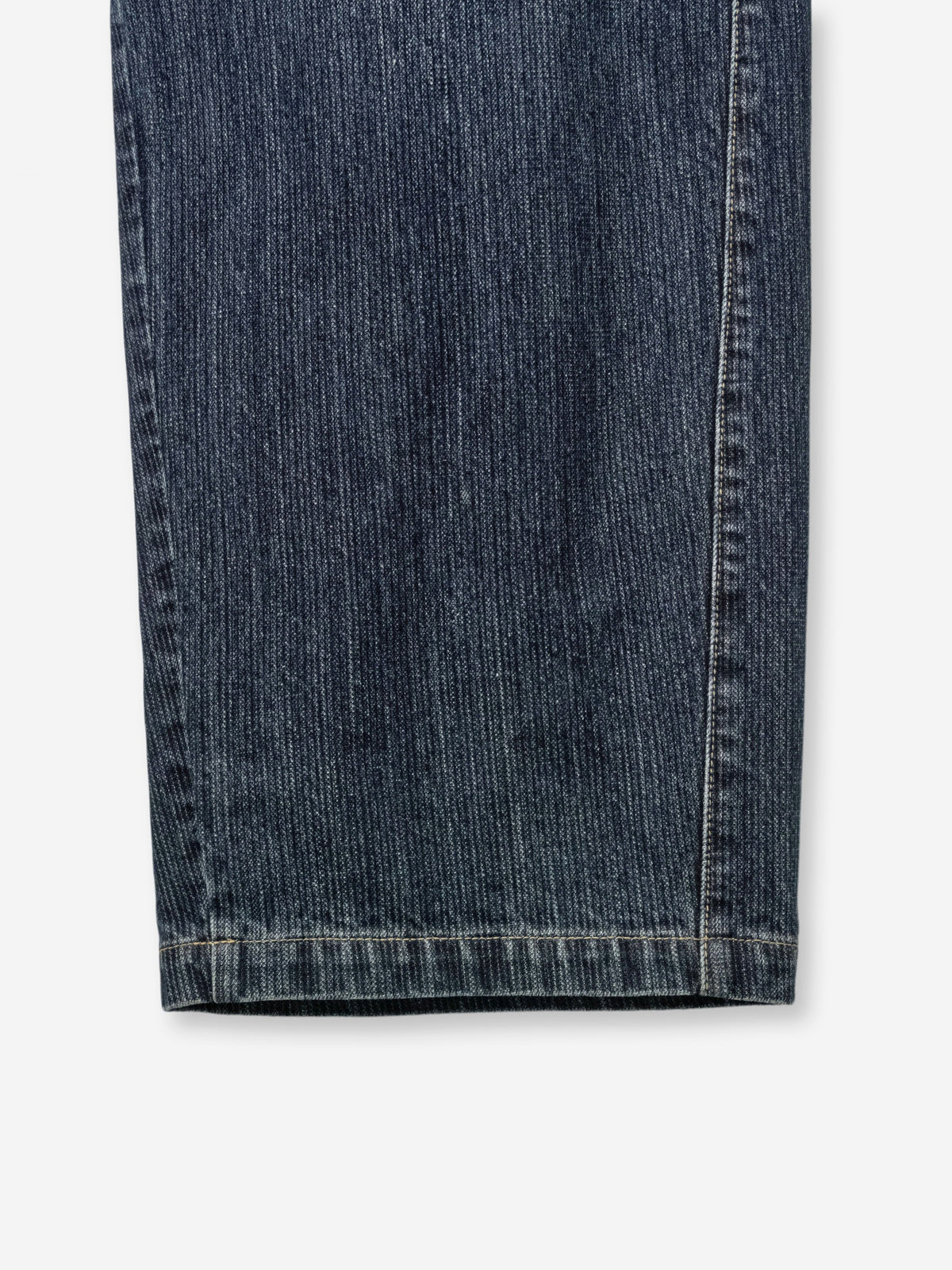 (M) Wide Fit Slub Denim Pants