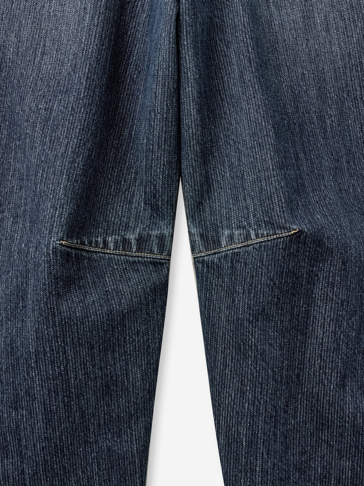 (M) Wide Fit Slub Denim Pants