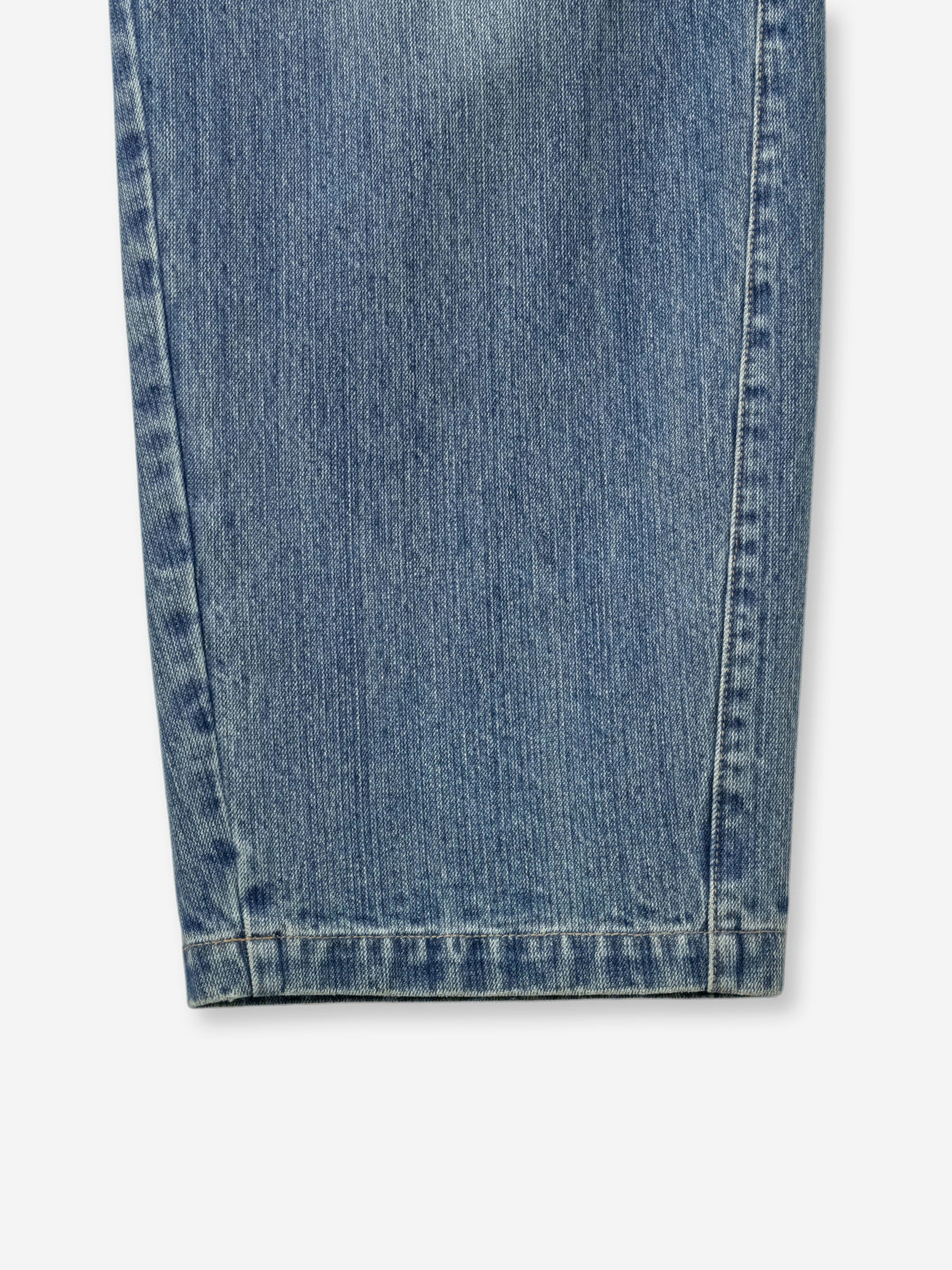 (M) Wide Fit Slub Denim Pants