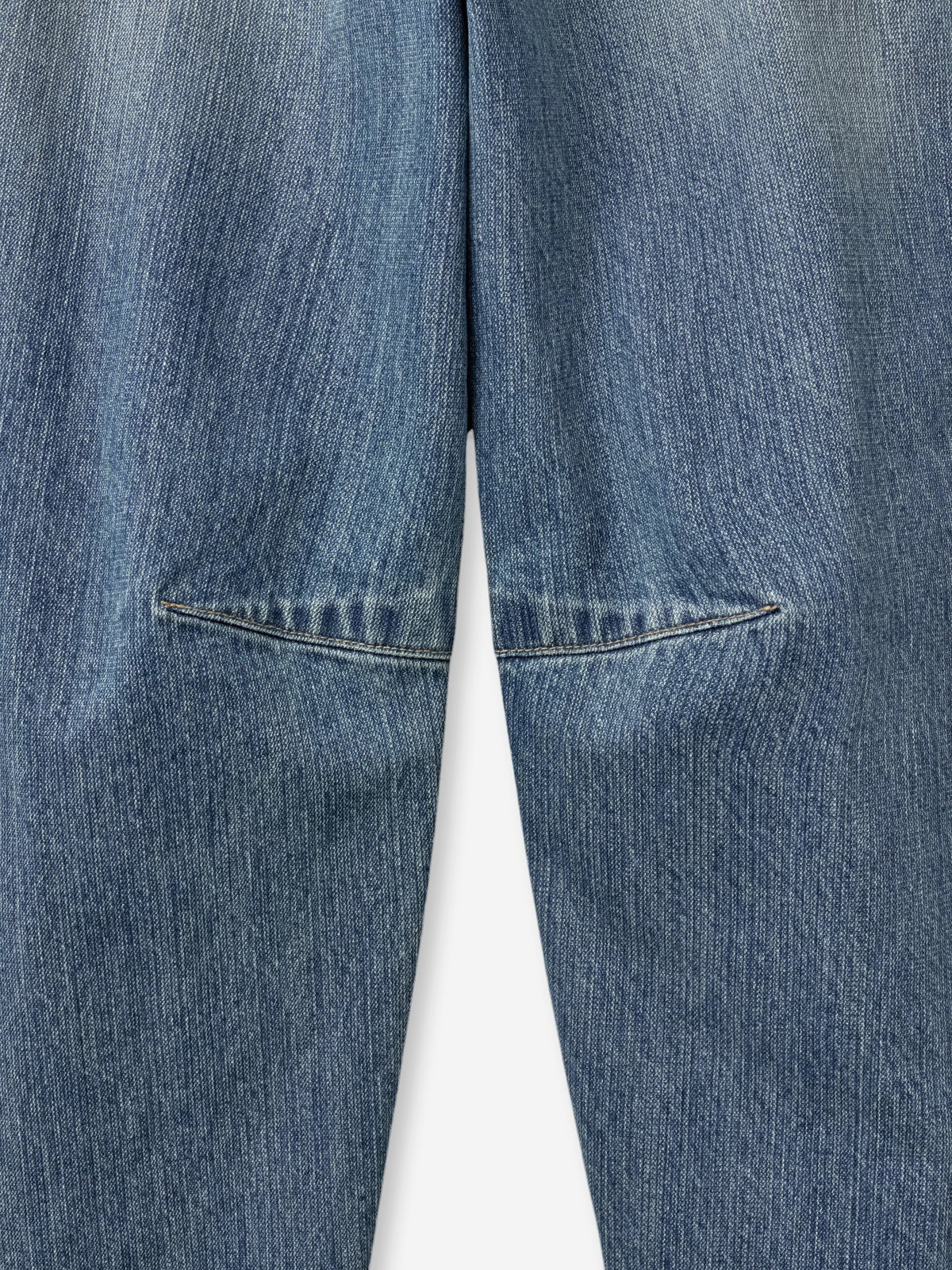 (M) Wide Fit Slub Denim Pants