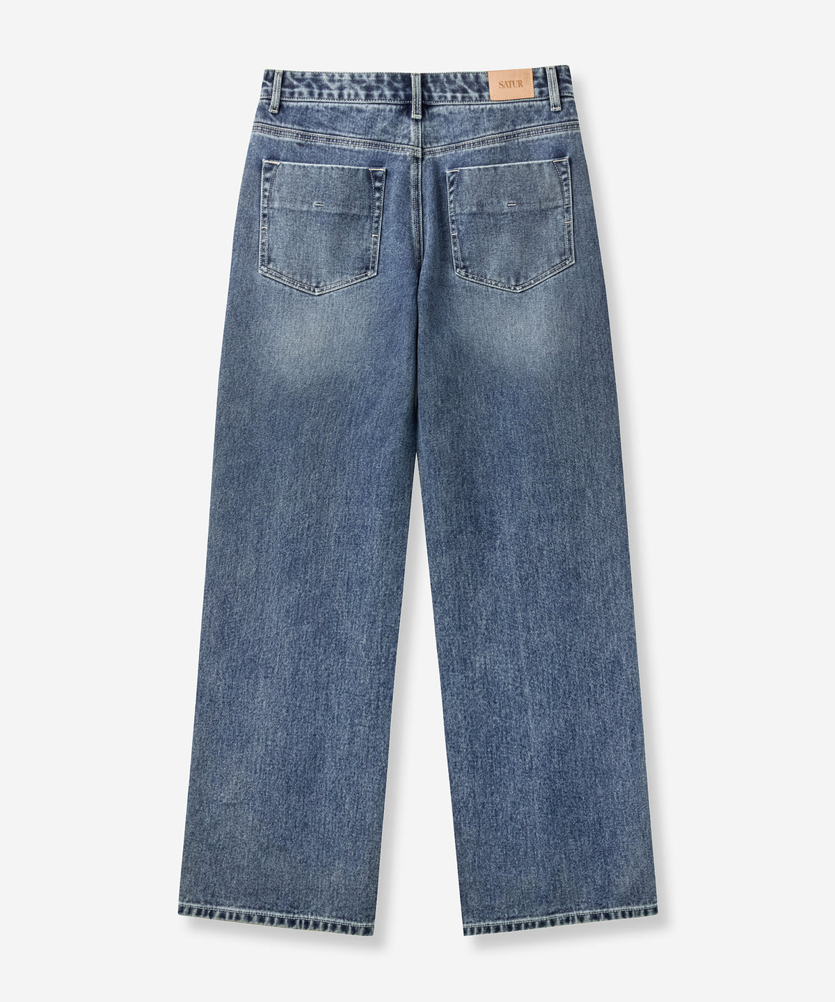 (M) Straight Fit Denim Pants