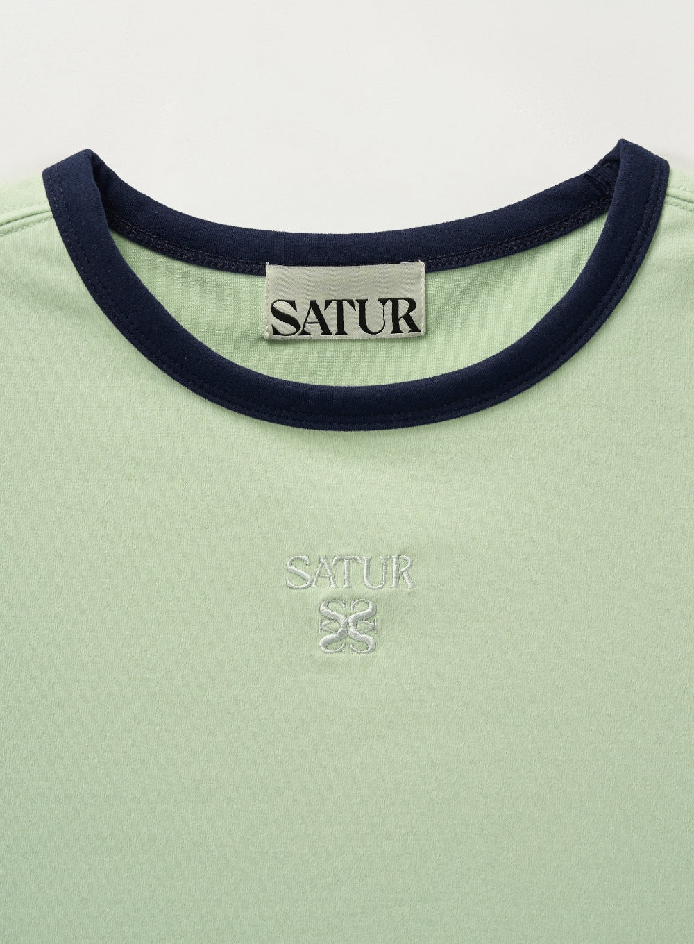 (W) Apero Slim Cropped Fit Ringer T-shirts