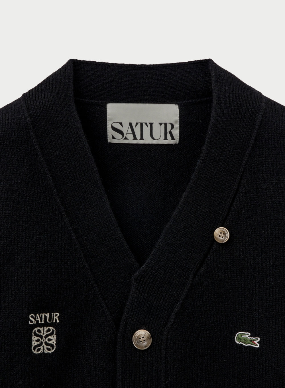 U) Satur X Lacoste Essen Knit Cardigan