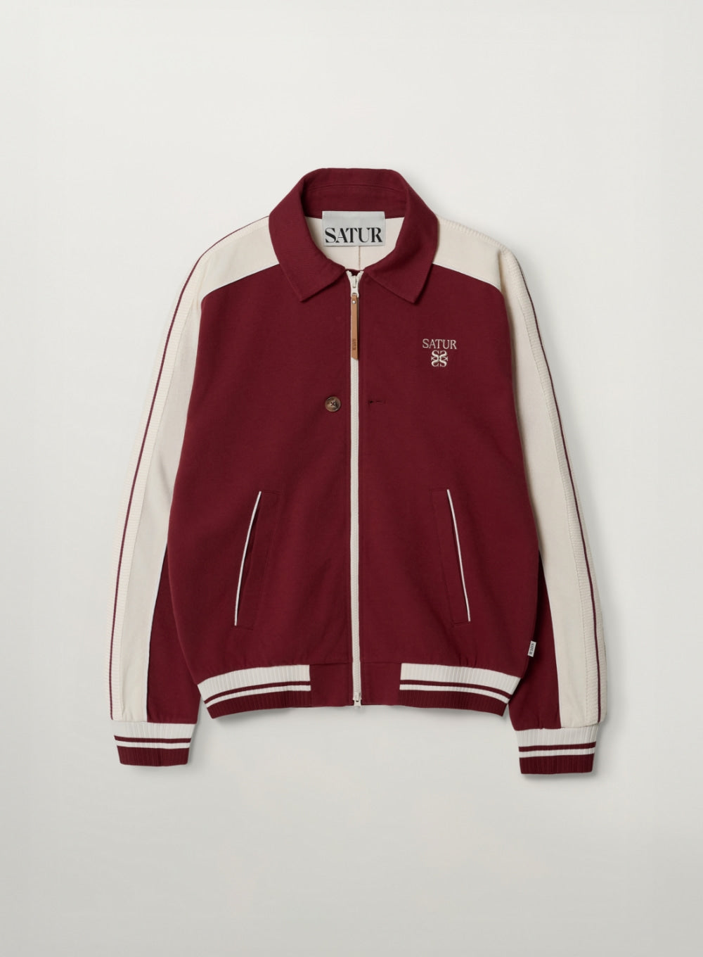 (M) Lawton Lining Collar Track Zip-Up Jacket