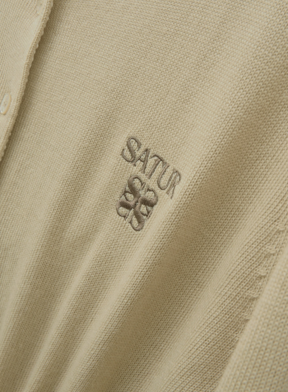 W) Basic Crew Neck Fine Cardigan