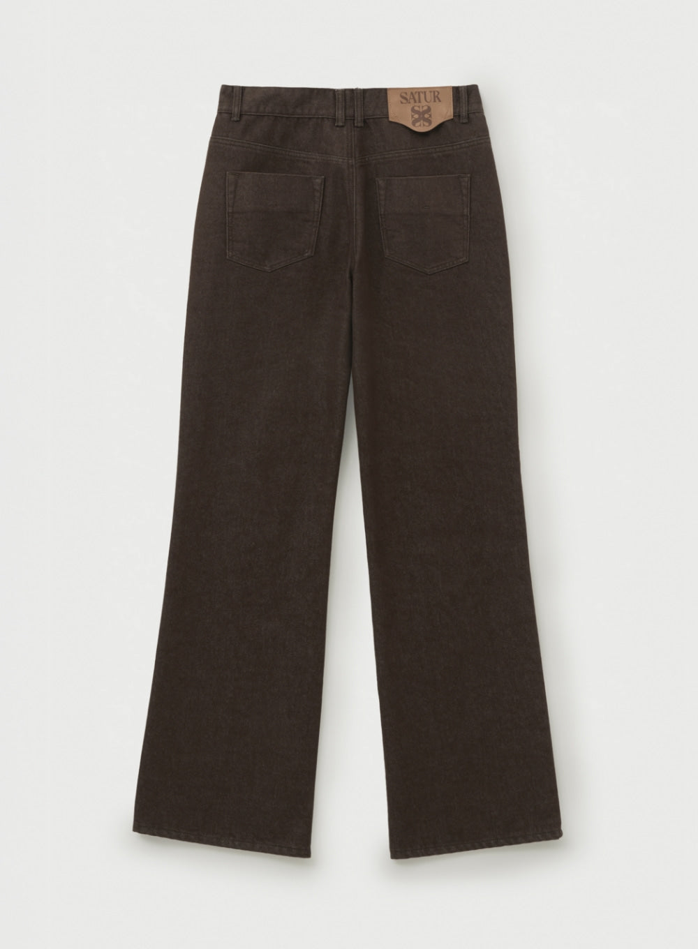 (M) Semi Loose Boots Cut Denim Pants