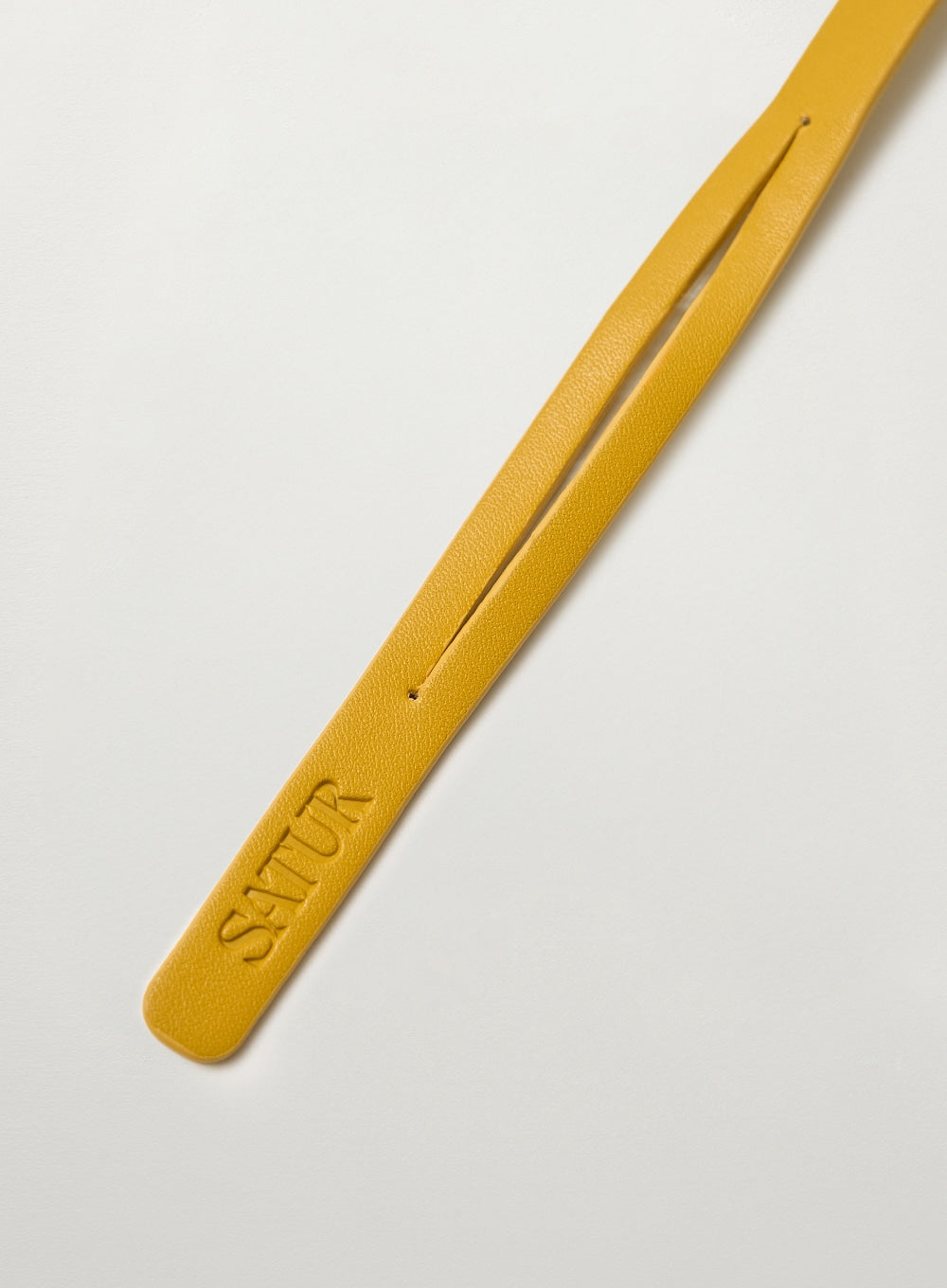 (U) Citron Synthetic Leather Keyring