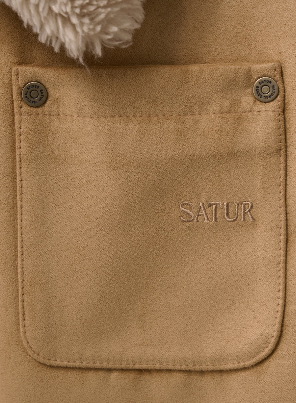 (W) Synthetic Shearling Blouson Jumper