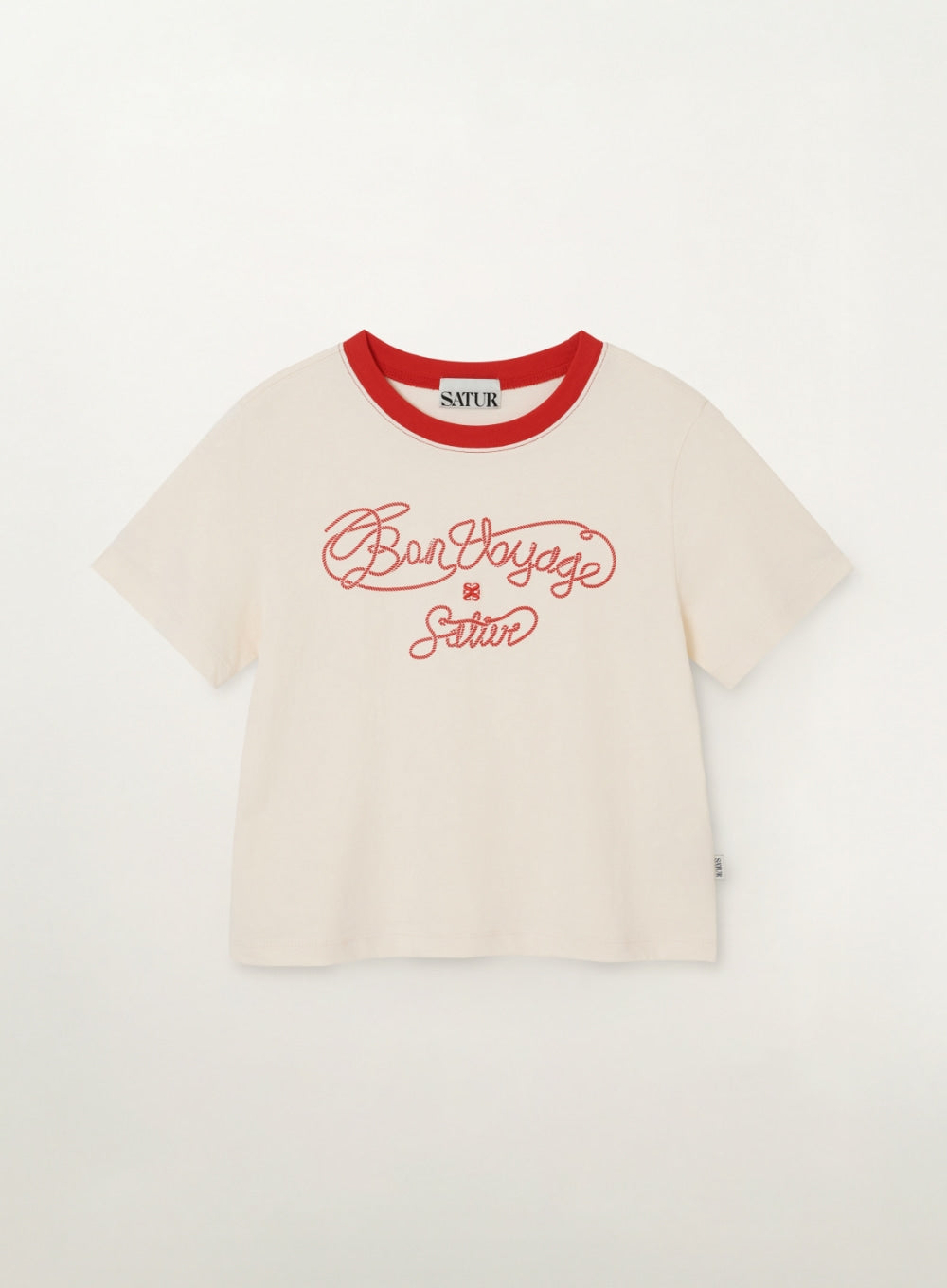 (W) Neck Point New Bon Voyage Graphic T-Shirt