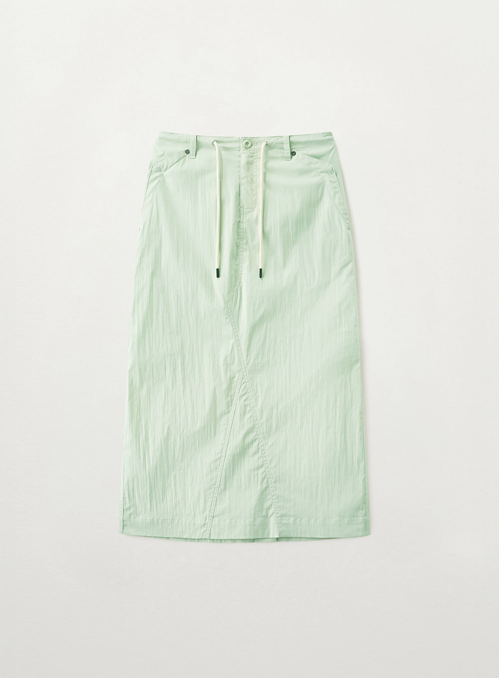 (W) Parachute Long Skirt