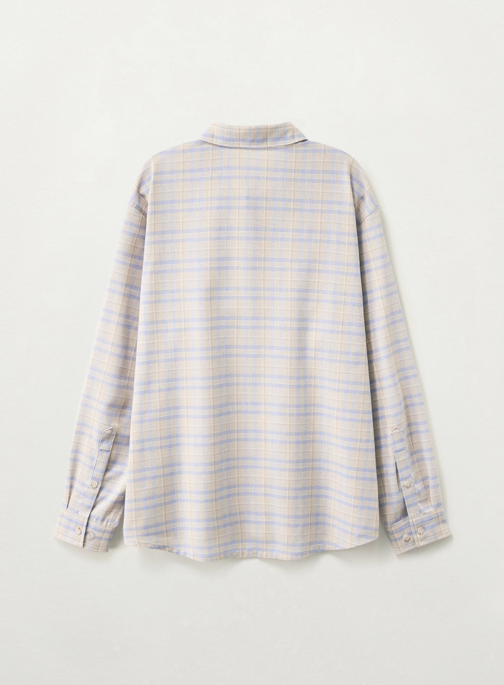 (M) Crest Logo Check Shirt