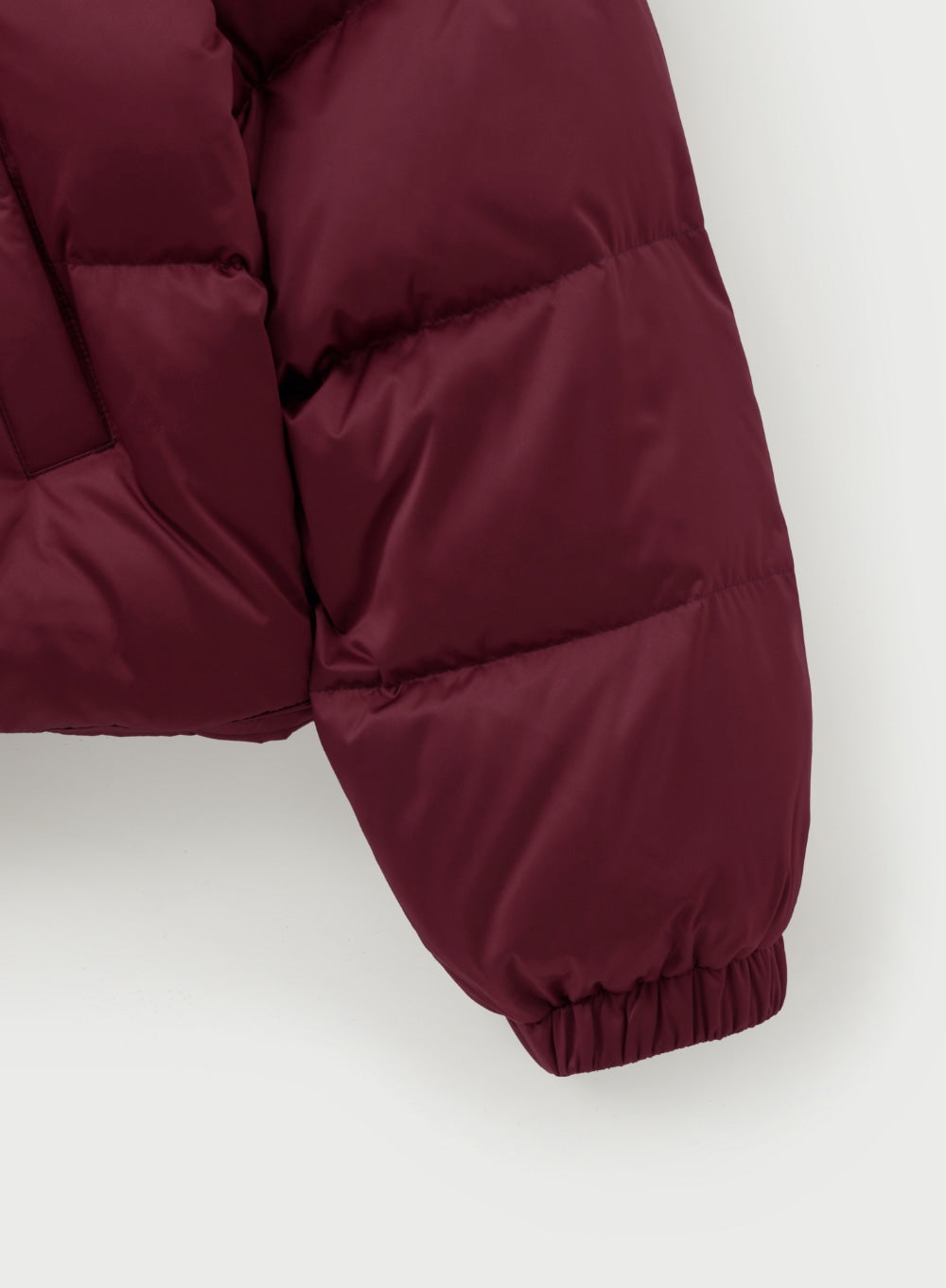 (W) Essential Stand Neck Cropped Down Jacket