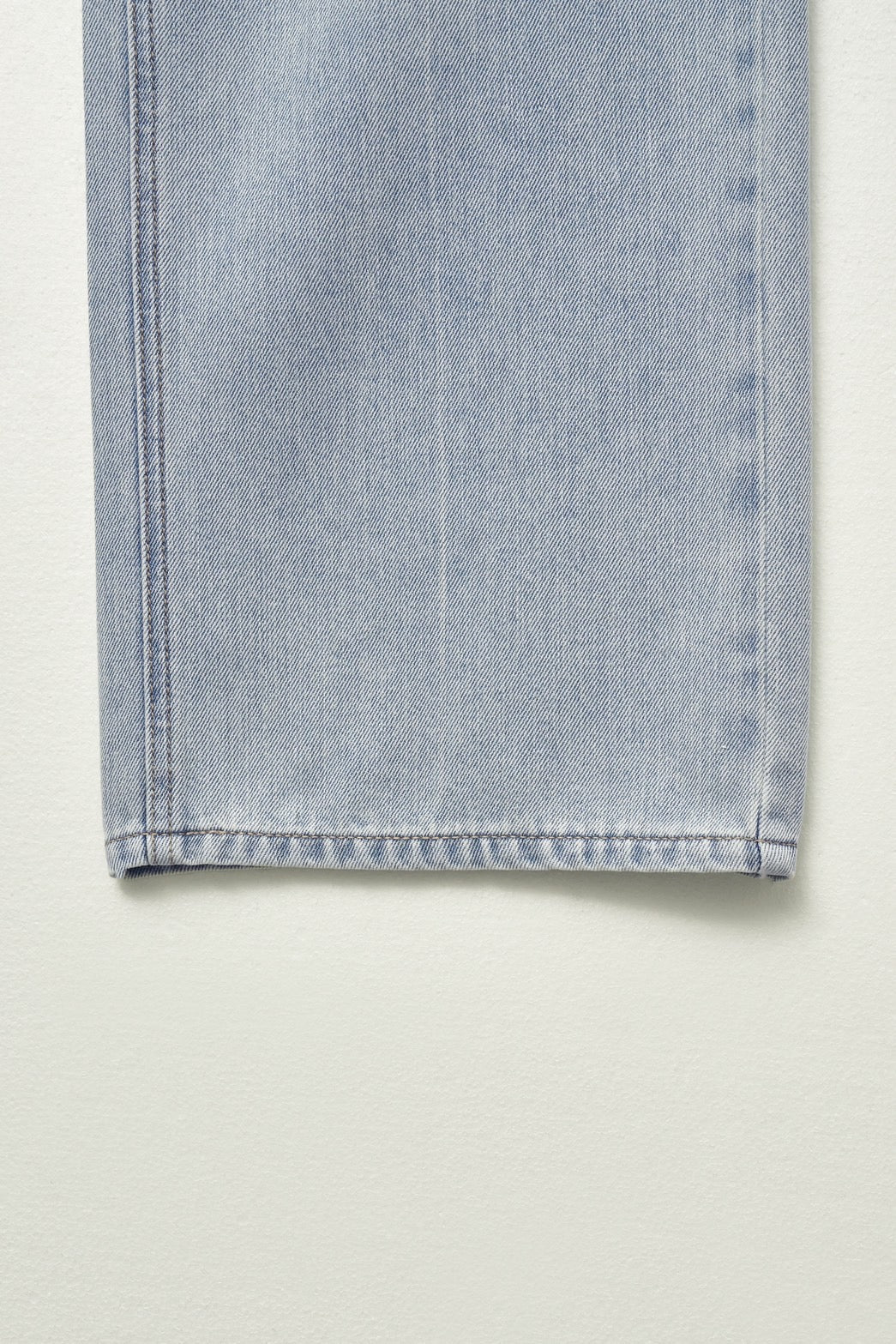 (W) Linen Relaxed Denim Pants