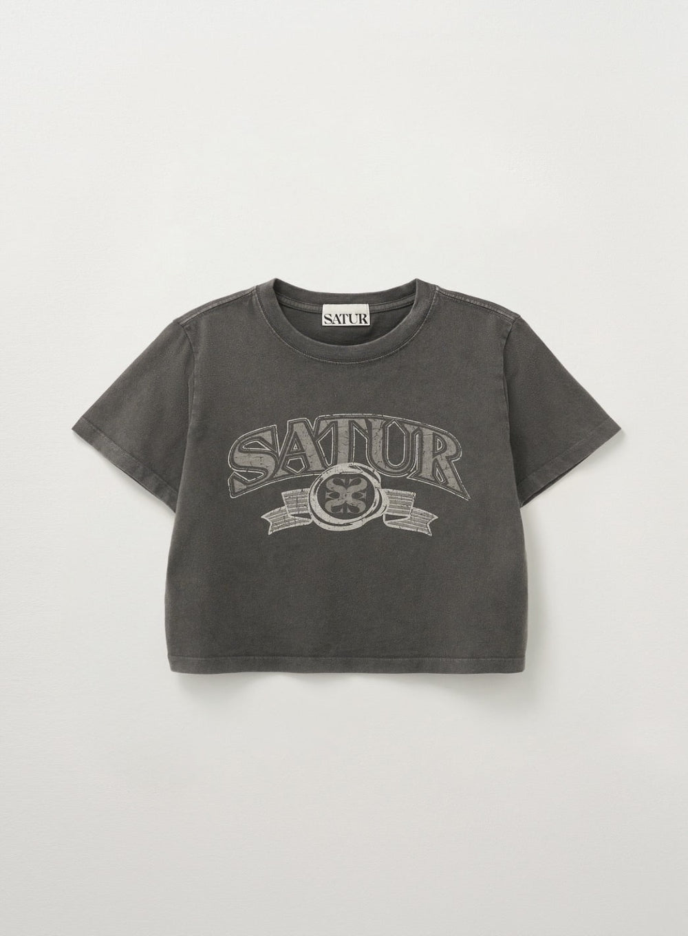 (W) Arch Logo Pigment Washed T-shirt