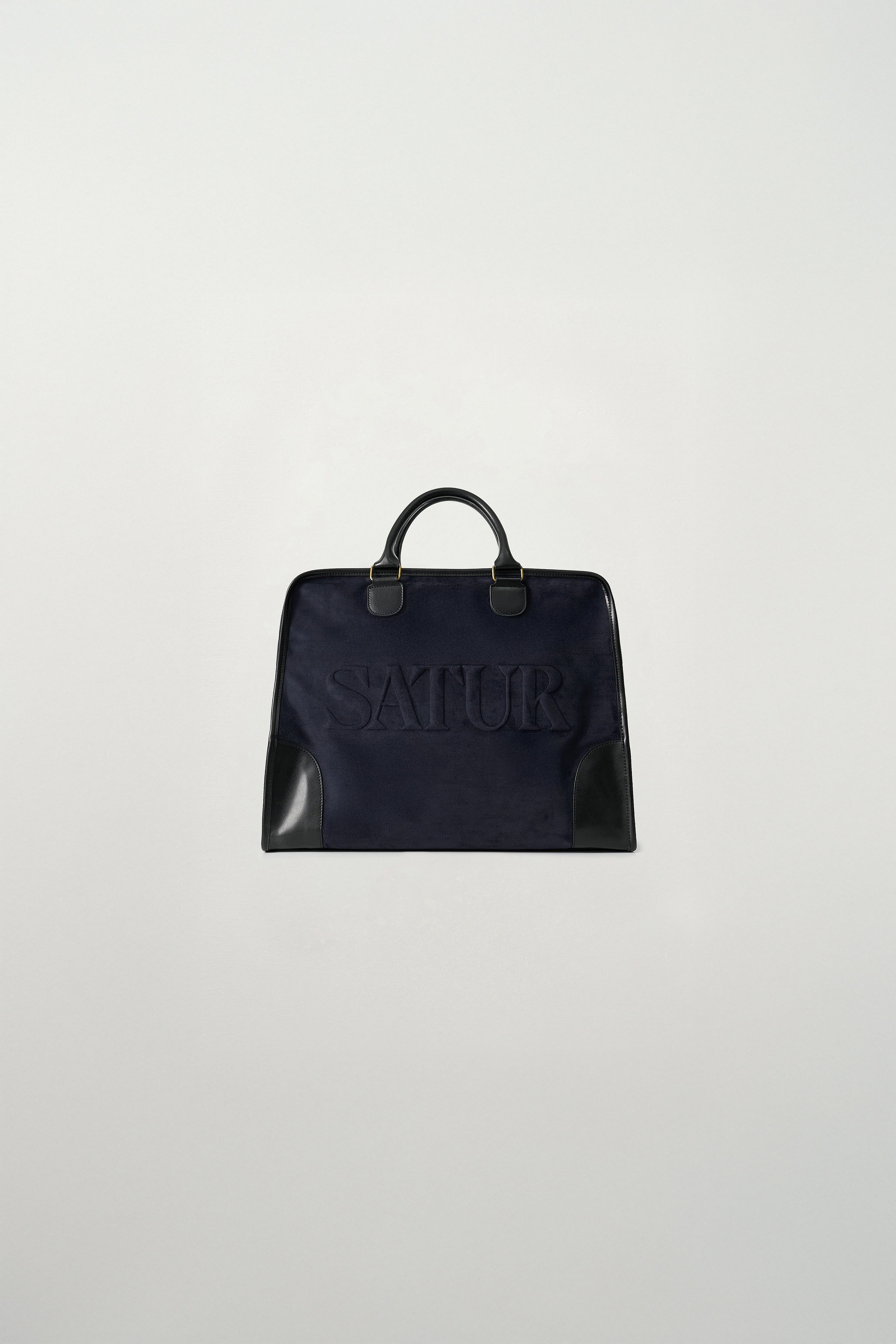 SATUR / Verona Synthetic Suede Big バック M) Verona Synthetic Suede Big Boston Bag