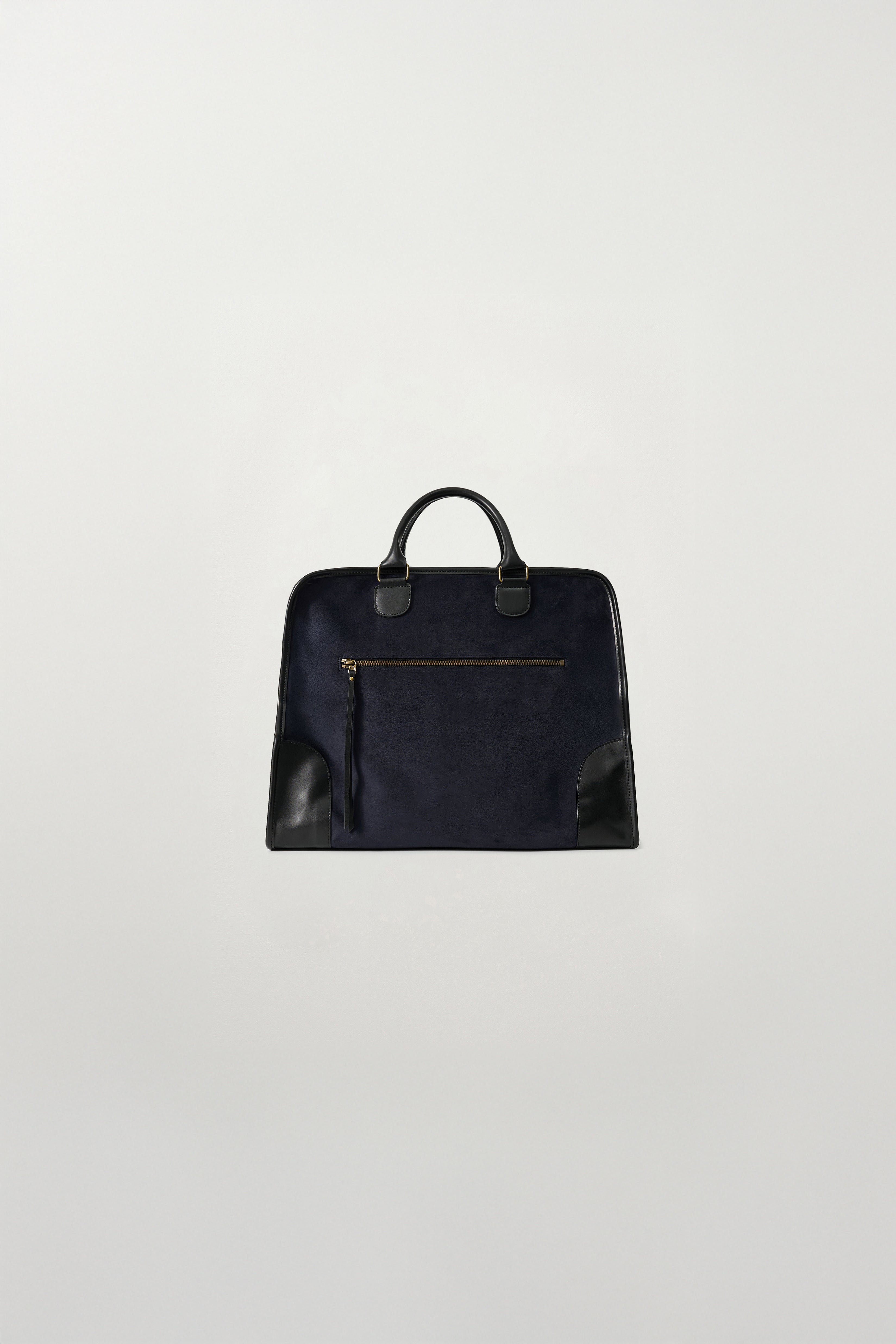 (M) Verona Synthetic Suede Big Boston Bag