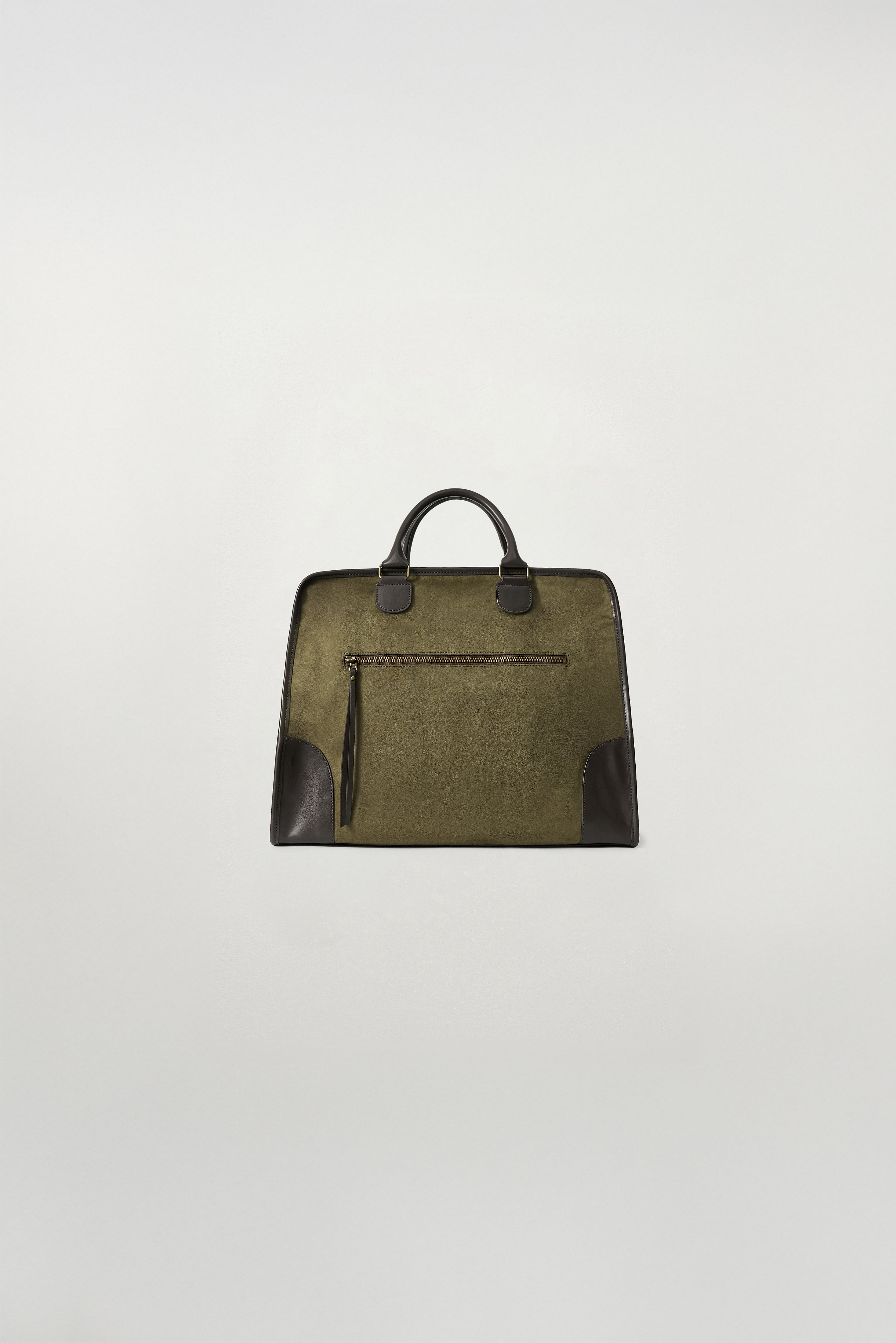 (M) Verona Synthetic Suede Big Boston Bag