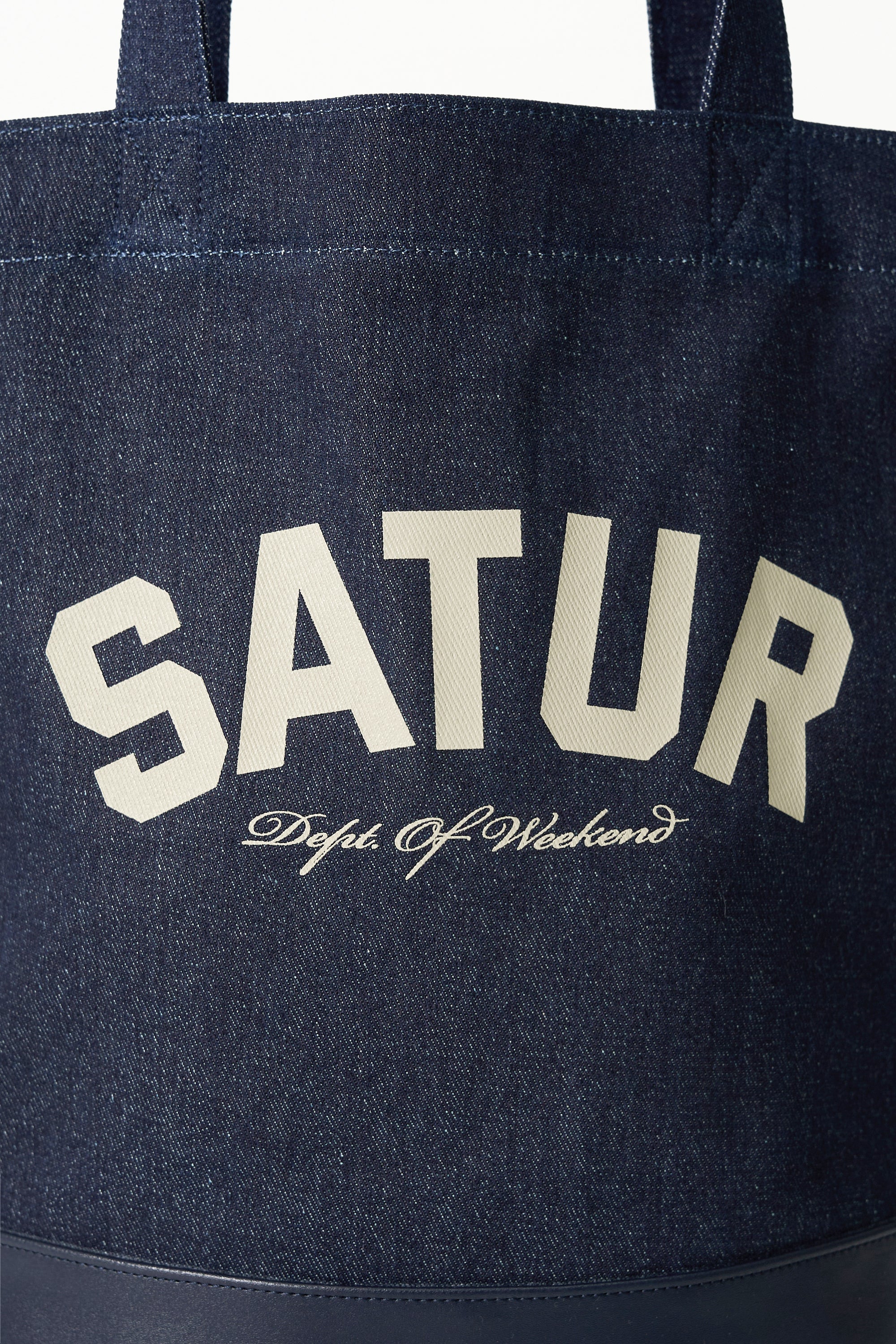 (U) Nonfade Denim Shoulder Bag