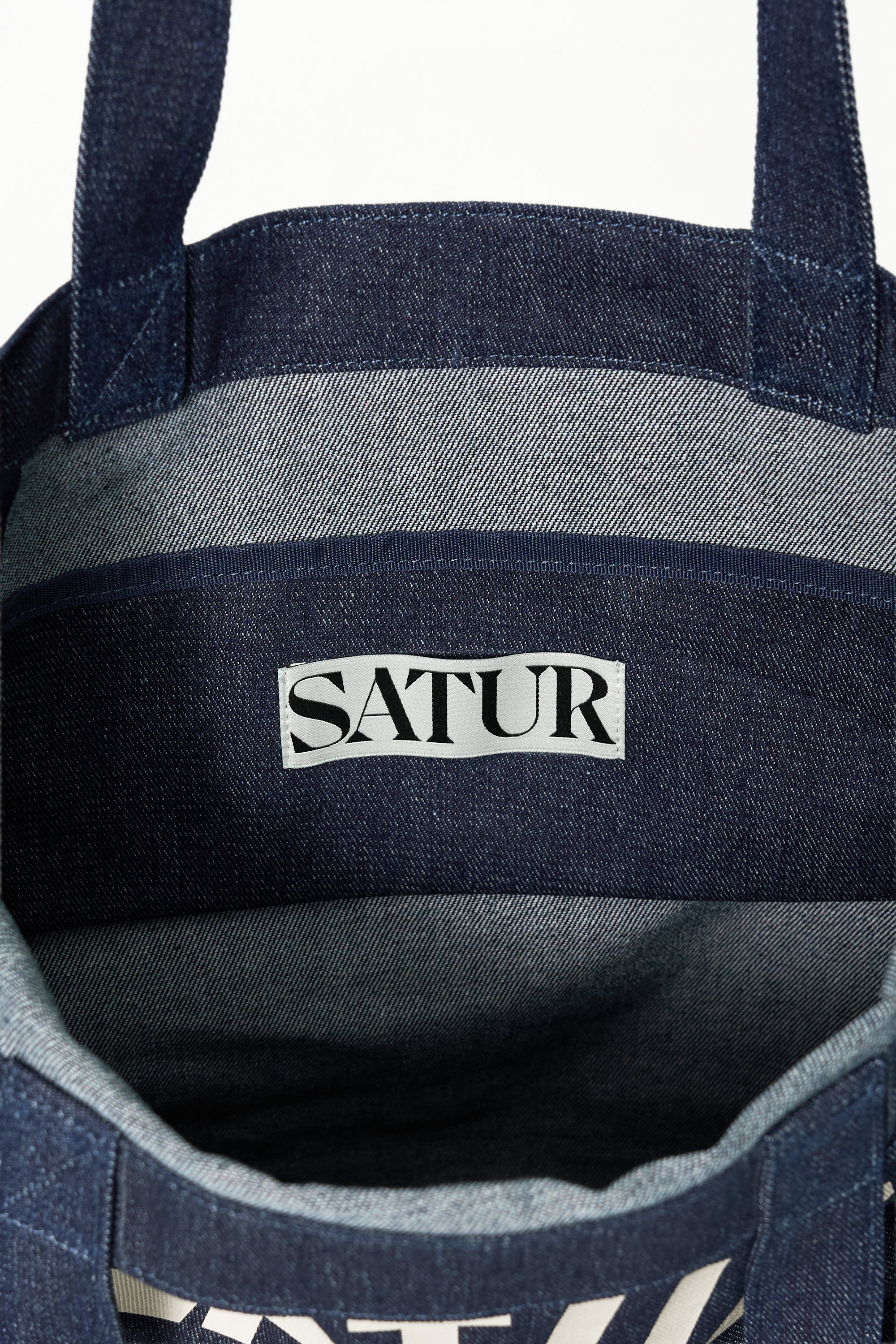 (U) Nonfade Denim Shoulder Bag