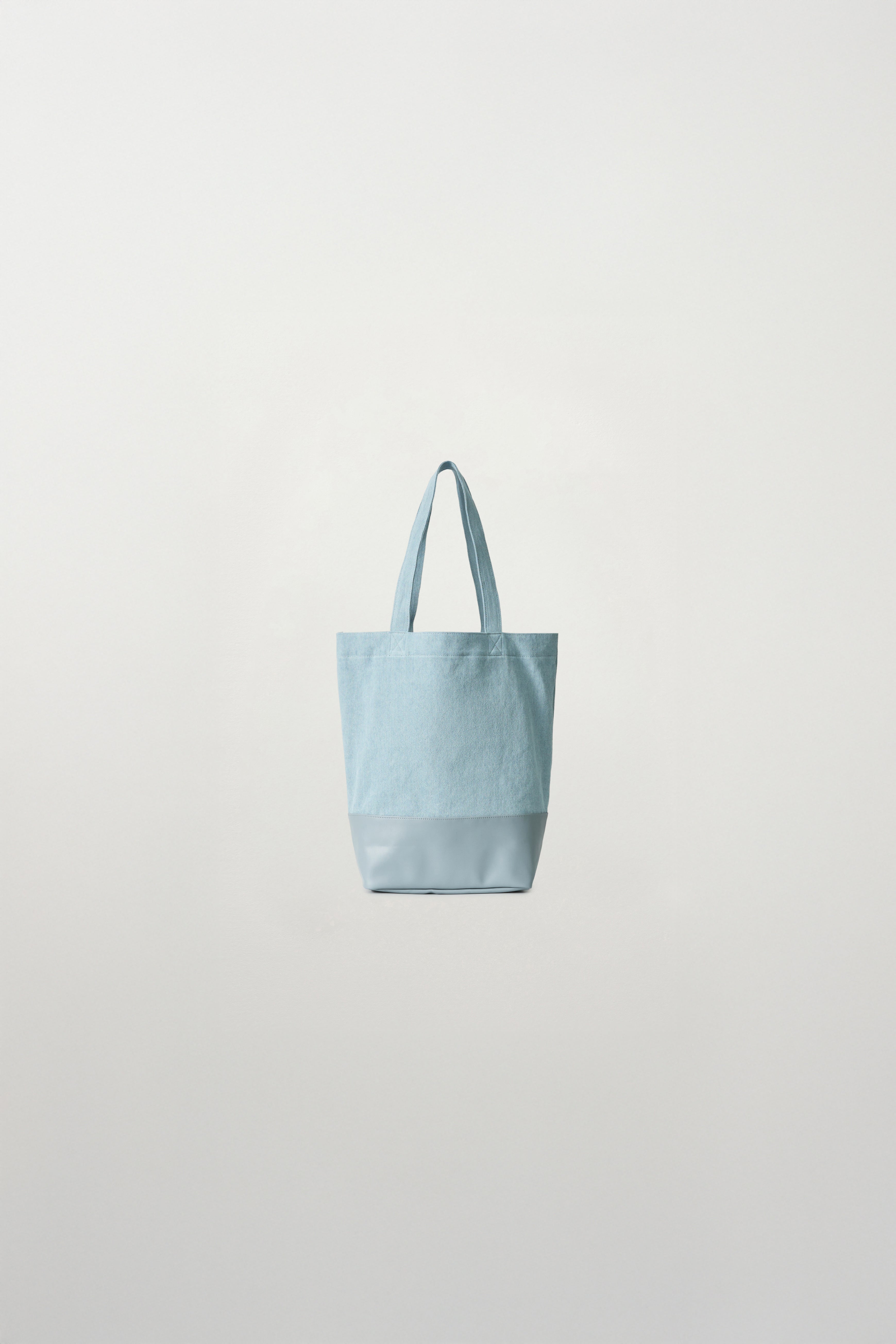 (U) Light Blue Denim Shoulder Bag