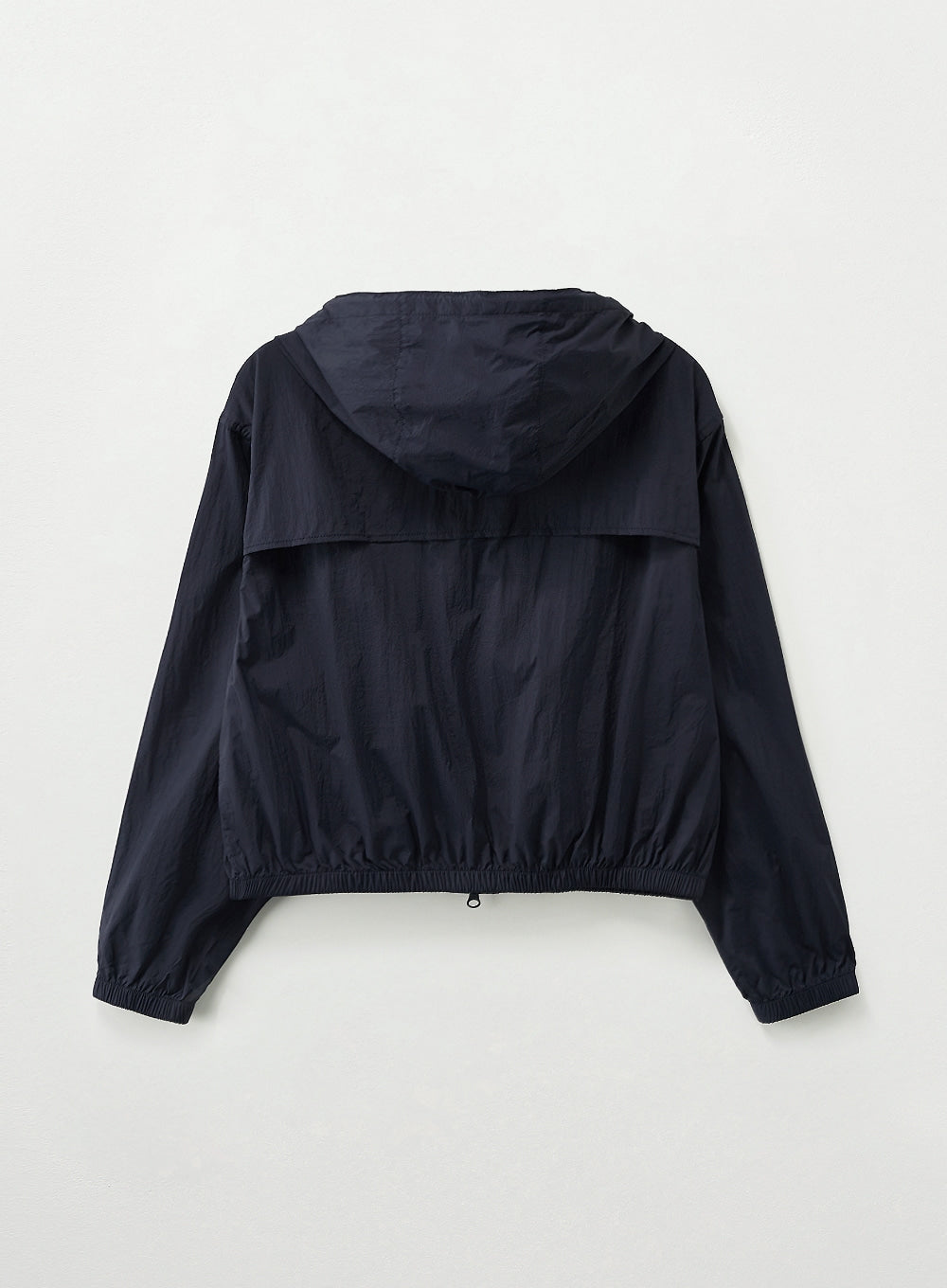 (W) Cropped Hood Wind Jacket