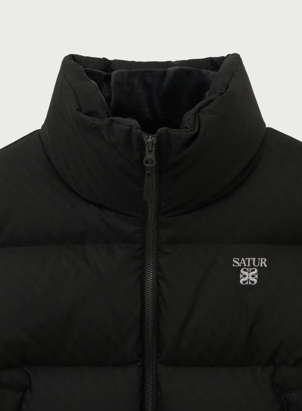 (W) Essential Stand Neck Cropped Down Jacket