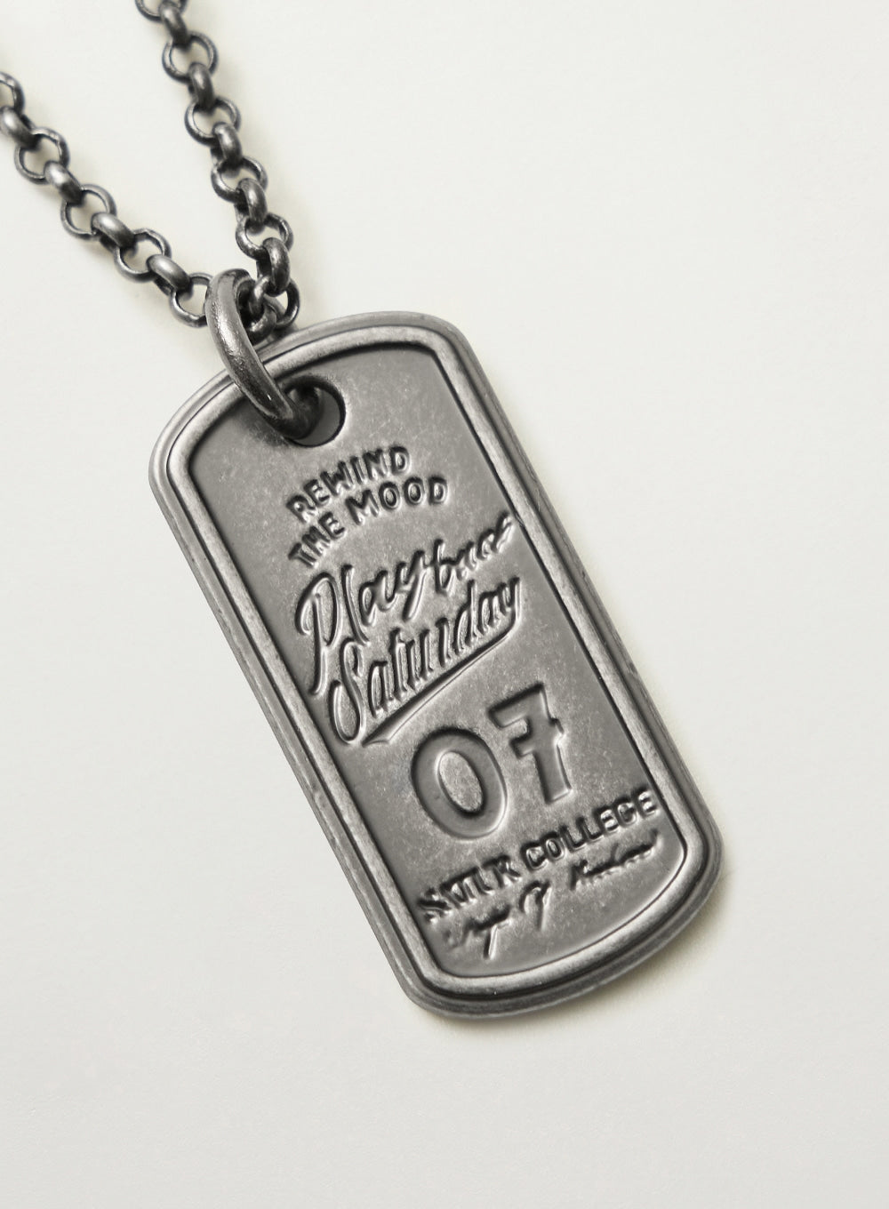(U) S Logo ID Tag Necklace