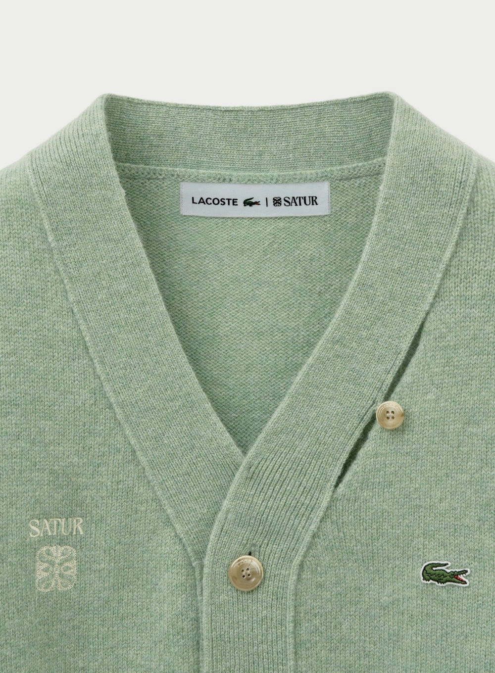 U) Satur X Lacoste Essen Knit Cardigan
