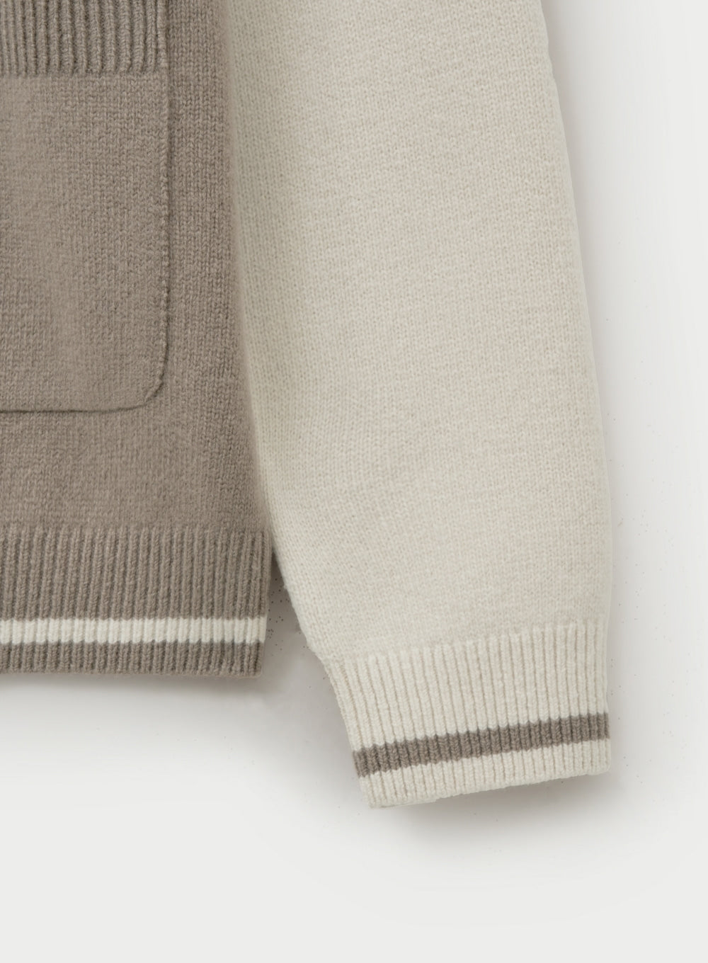 (U) Satur X Lacoste Knit Collar Zip-up