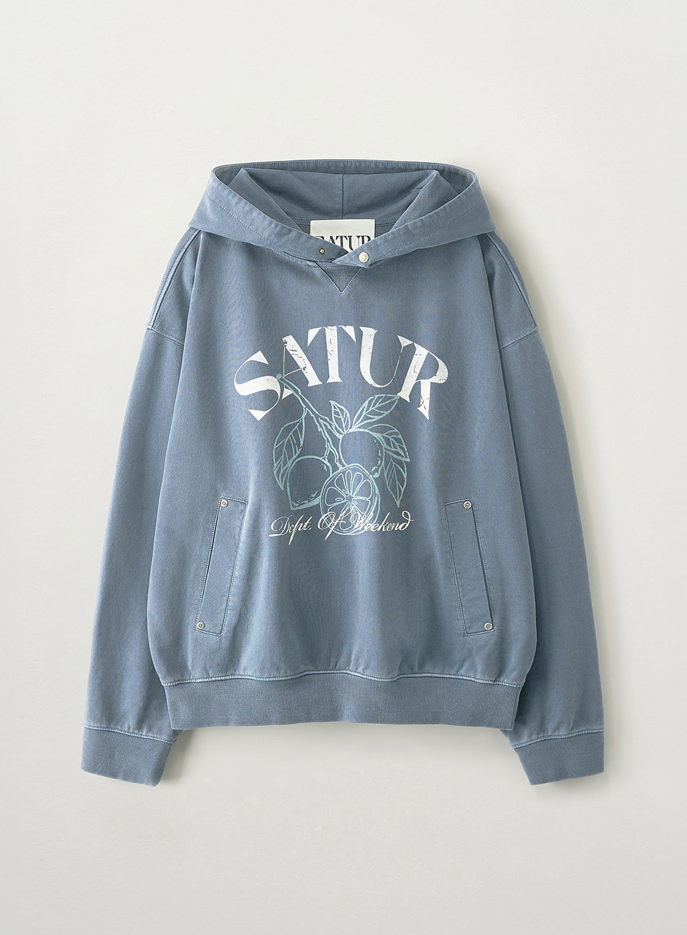 (M) Citron Drawing Pocket Hoodie