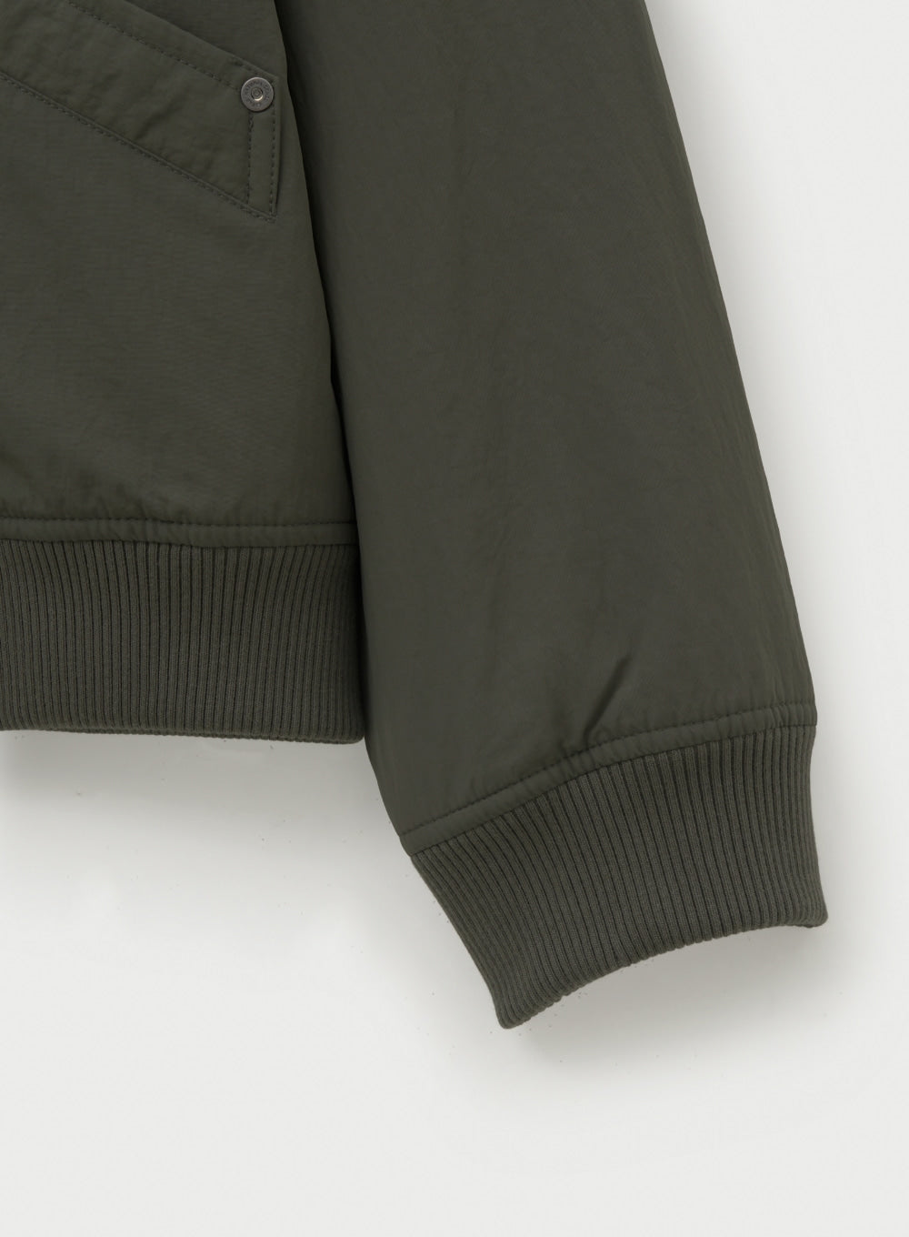 M) Nylon Padded Bomber Jacket