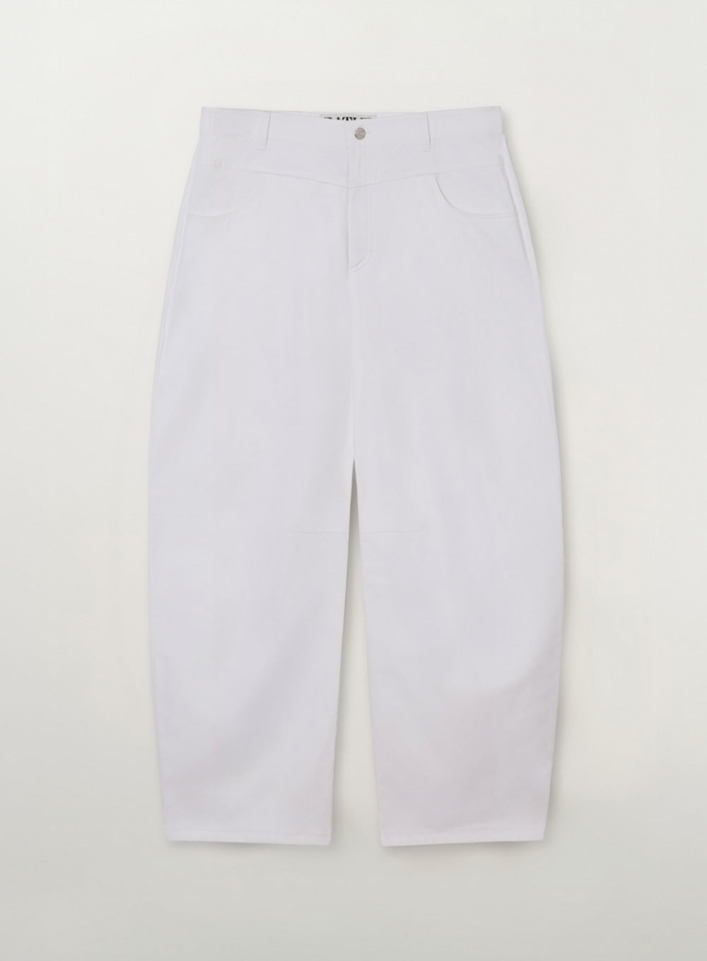 (M) Cotton Curved Pants