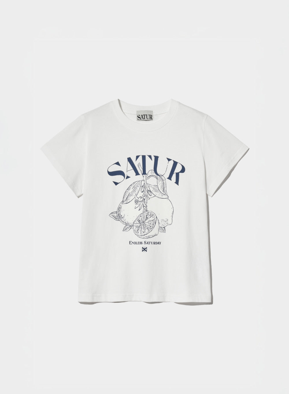(W) Cafri Citron Drawing Summer Graphic T-Shirts