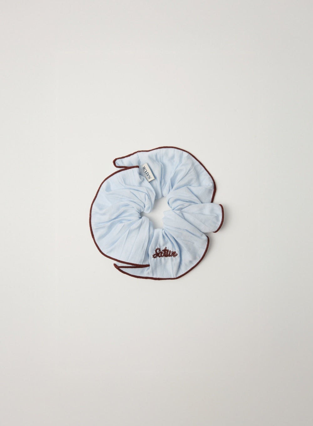 (W) Wrinkle Color-block Scrunch