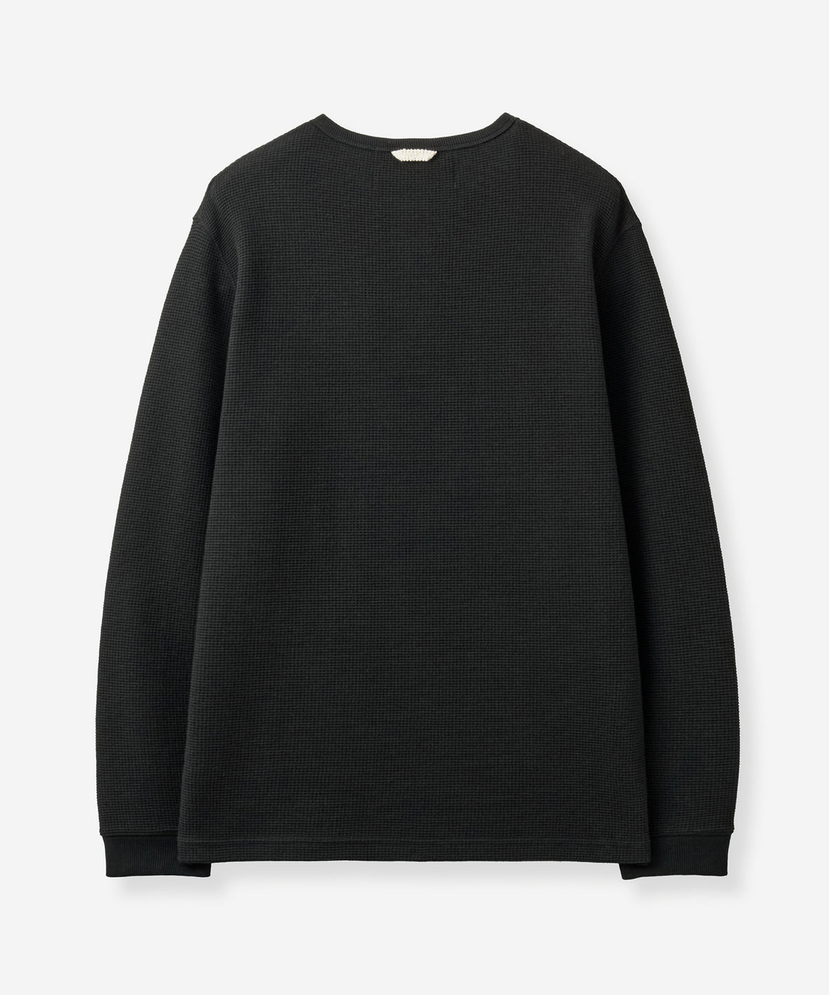 (U) Waffle Henley Neck Long Sleeve