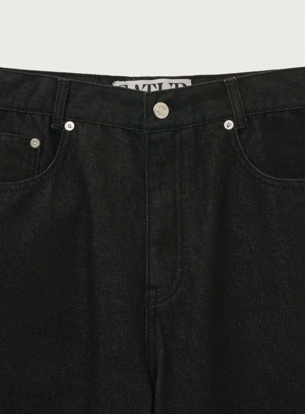 (M) Semi Loose Boots Cut Denim Pants
