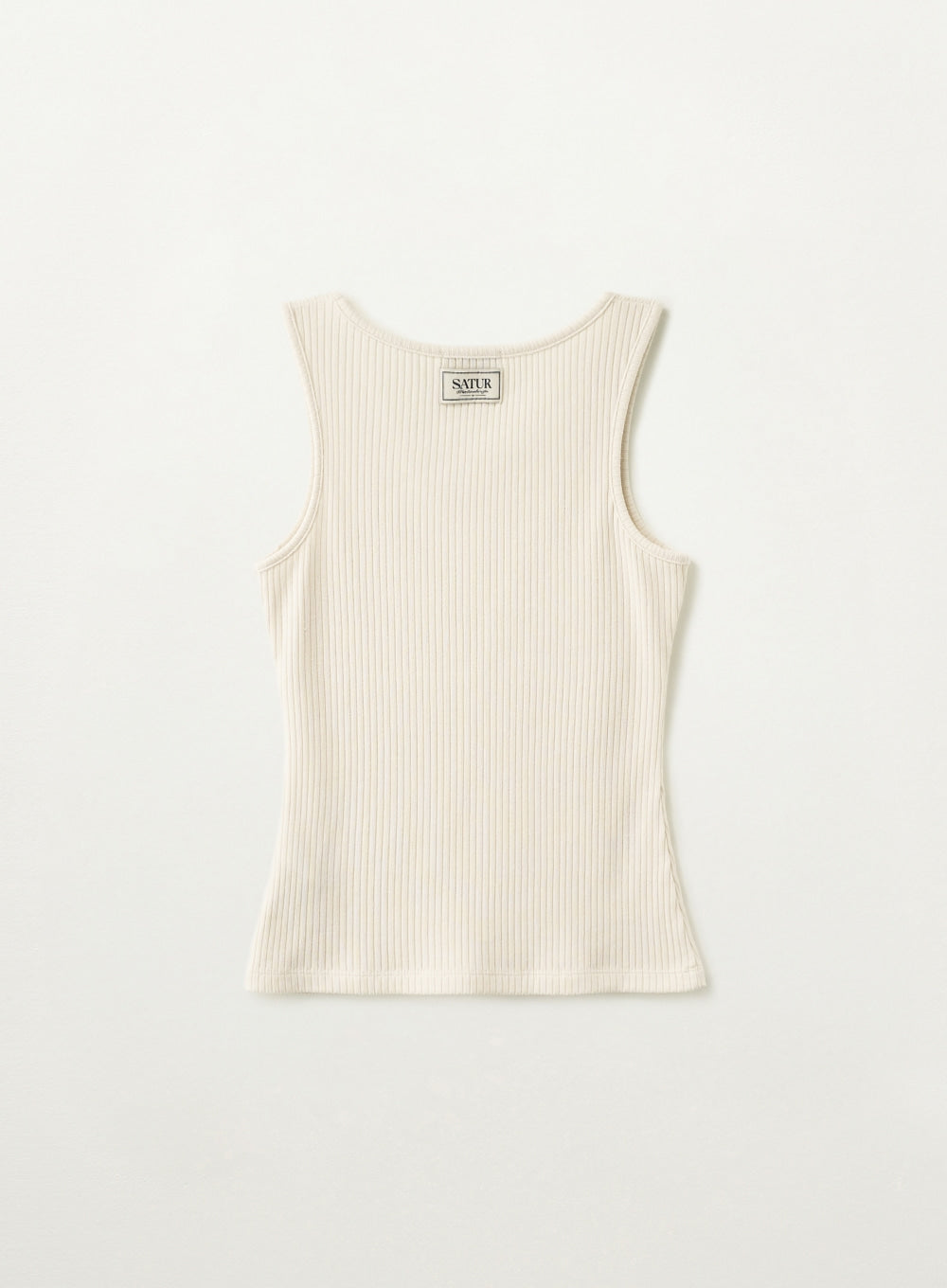 (W) Logo Ribbed Sleeveless