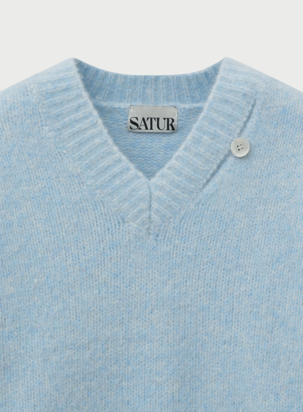 (W) Essen Two-Tone Mohair Pullover Knit