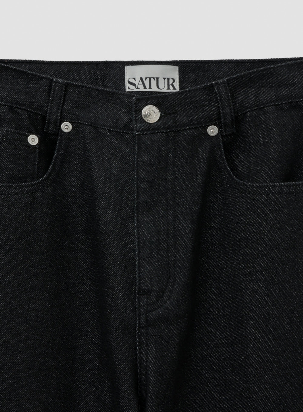 (W) Semi Loose Boots Cut Denim Pants