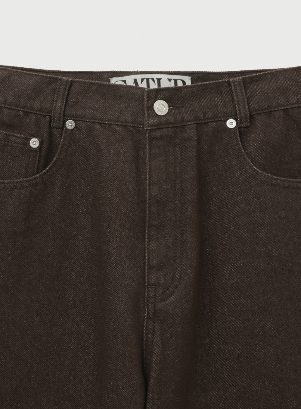 (M) Semi Loose Boots Cut Denim Pants